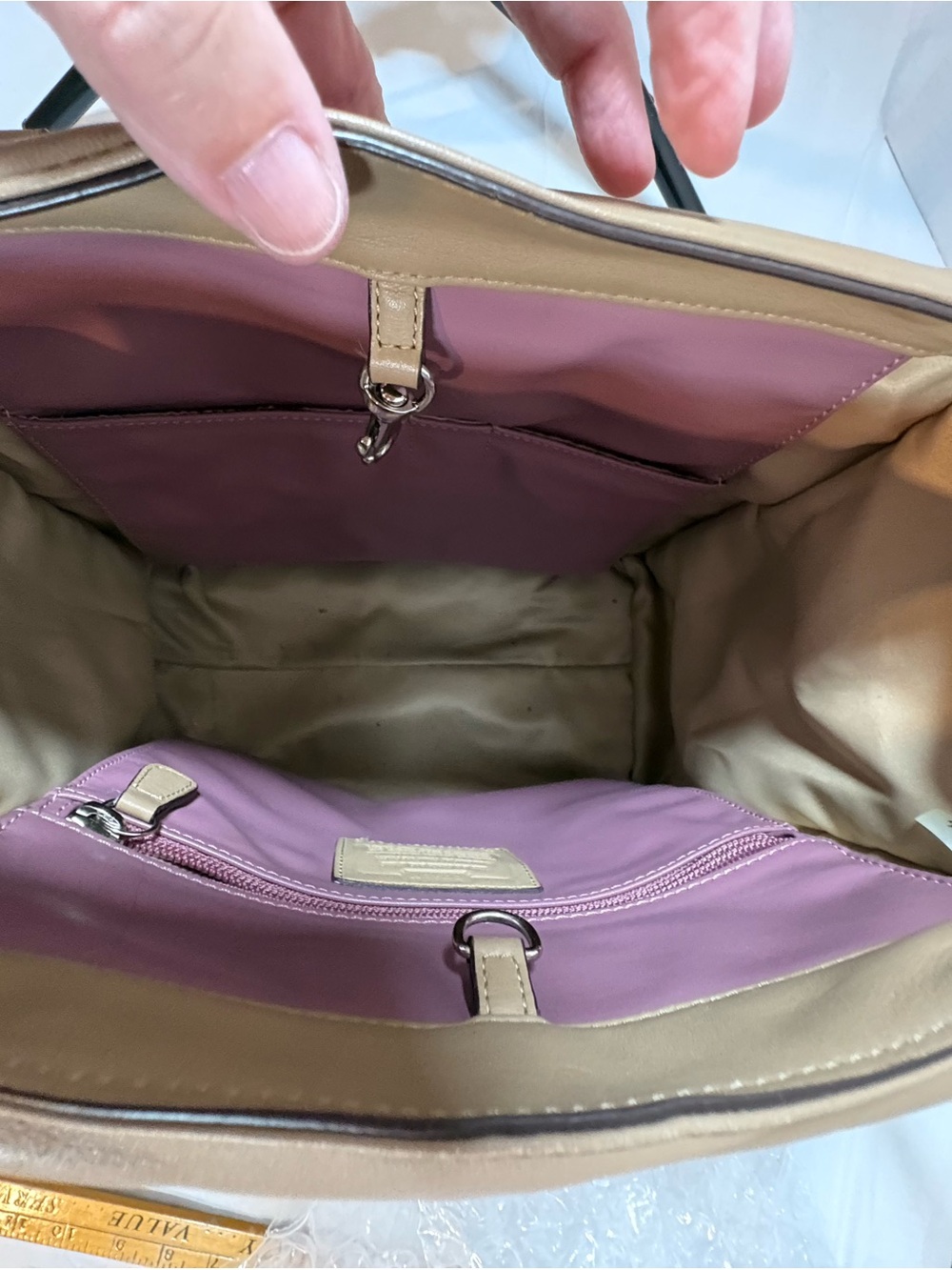 Coach Charlie Python-Embossed Leather Tote — F28723 - Picture 14 of 16